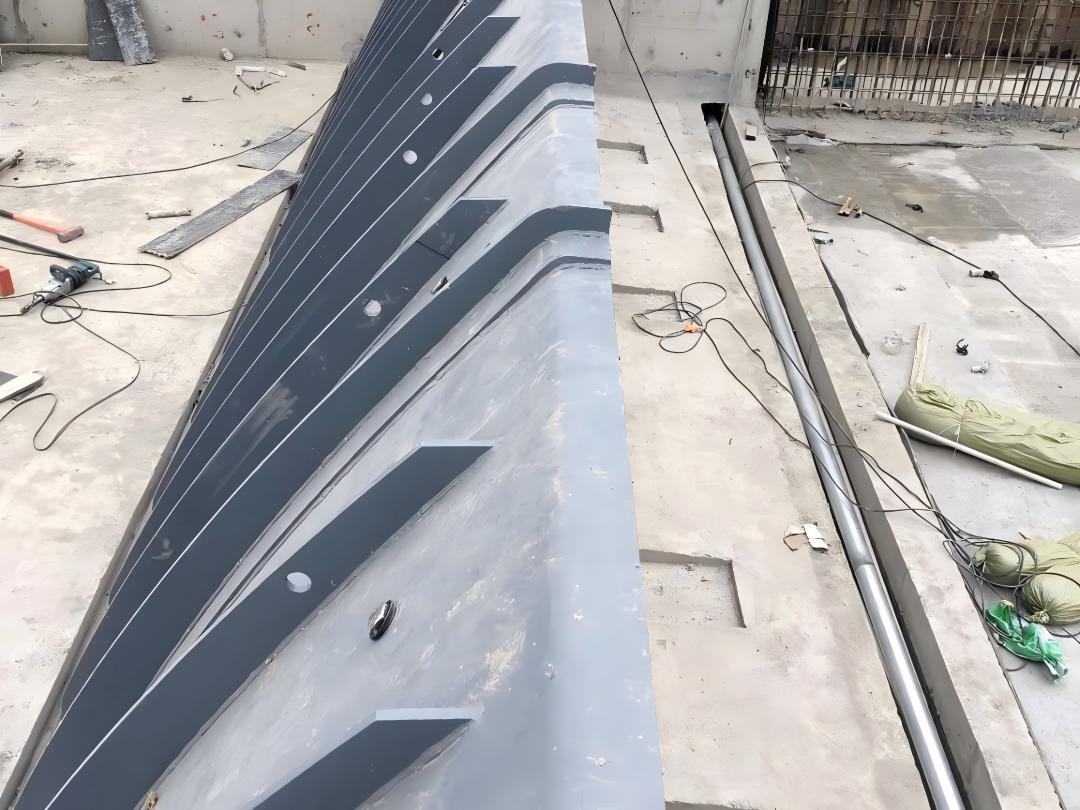 气盾坝安装现场